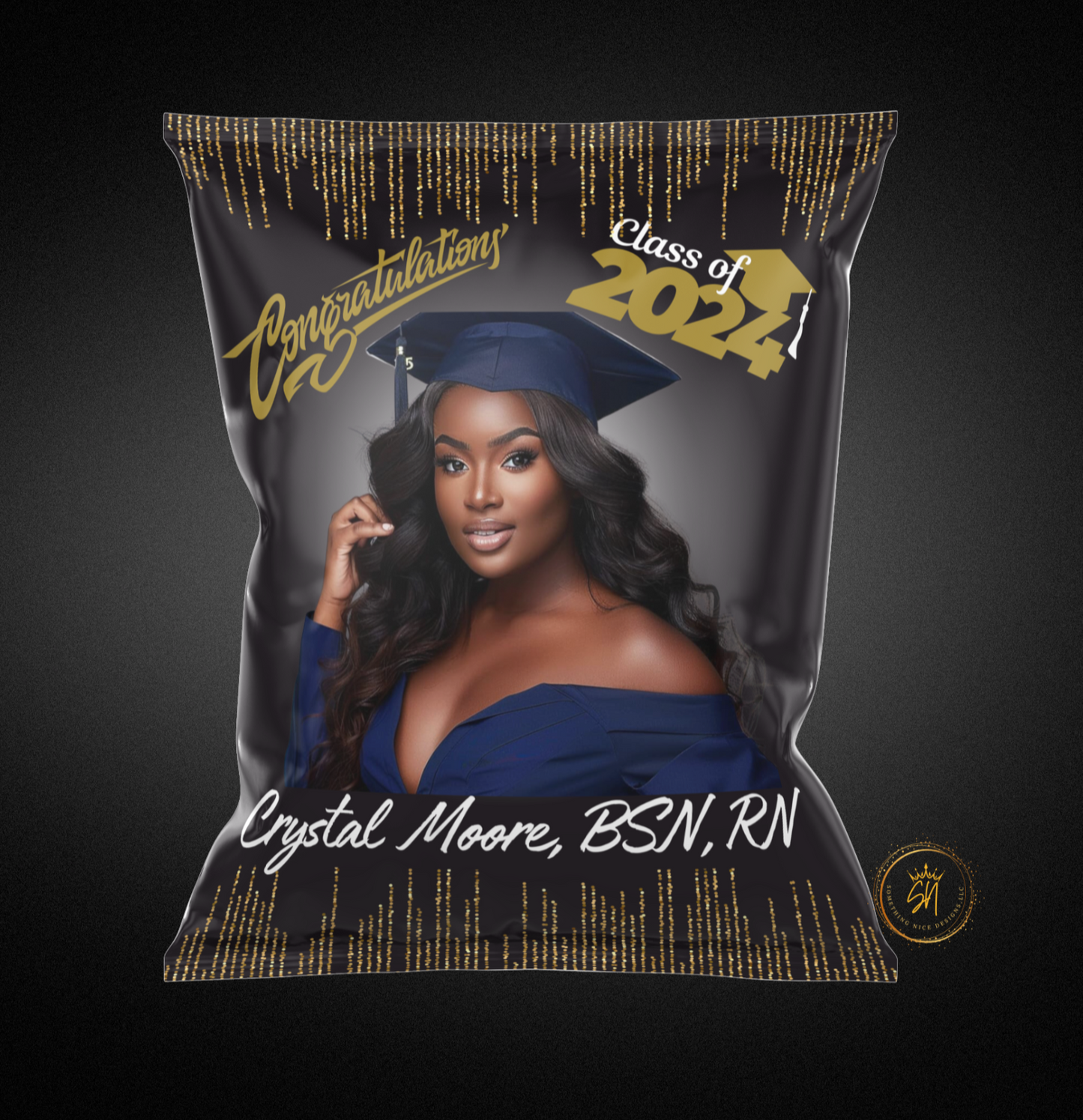 Birthday party Favors, customized chip bags, Graduation treats, candy bars, bachelorette party, wedding thank you gifts, personalized gifts