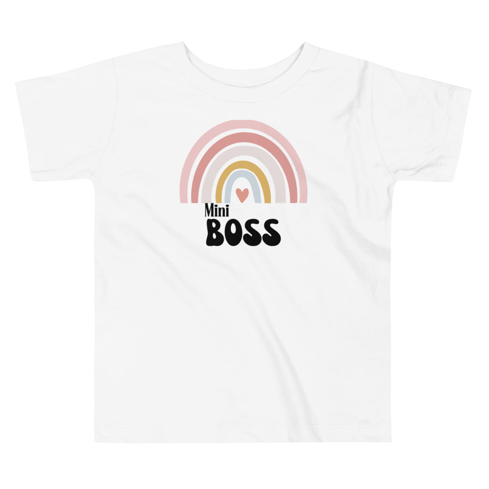 Mommy and me tshirt, big boss mini boss tee, matching mother child clothing, mother daughter outfit, gift idea, cute tee