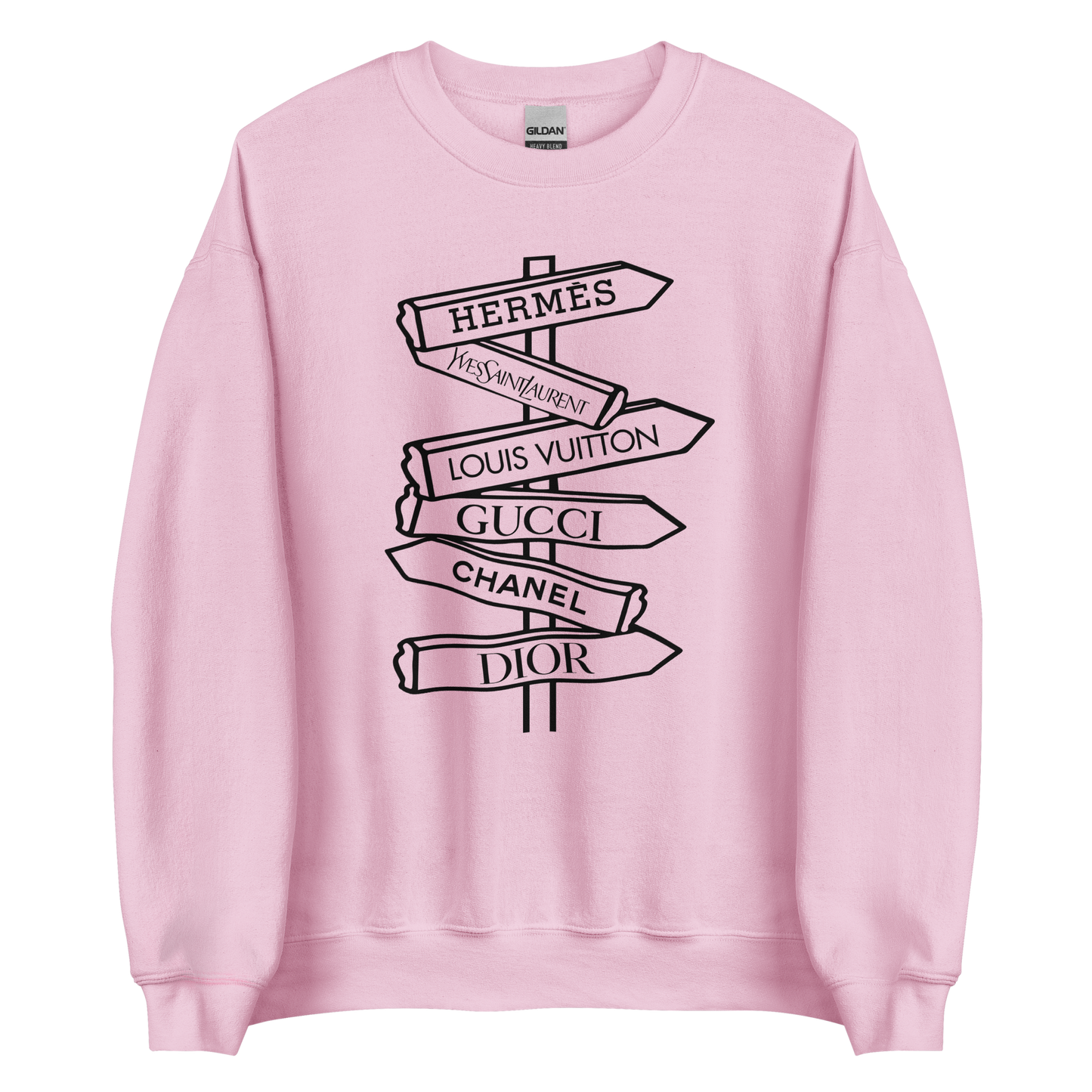 Designer Street Sign Sweatshirt