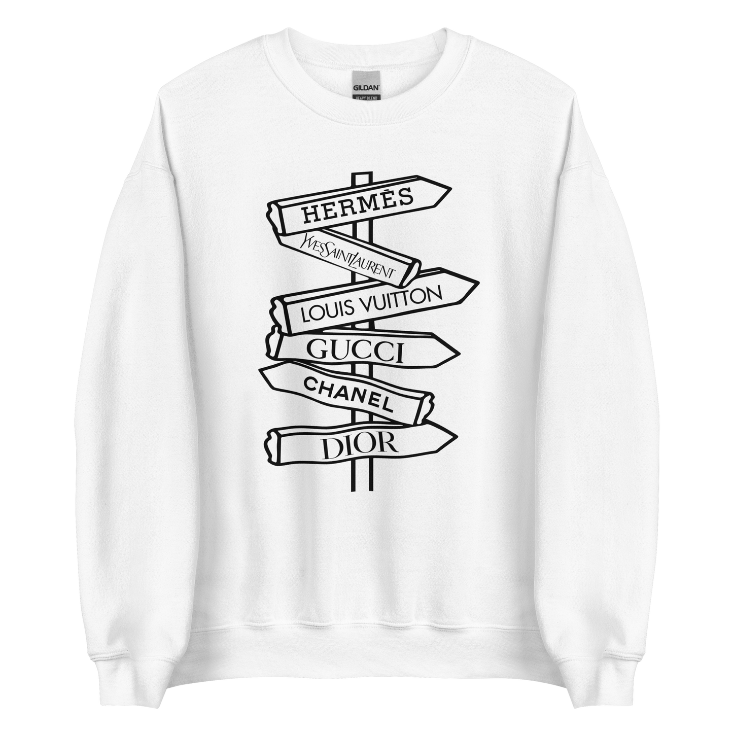 Designer Street Sign Sweatshirt