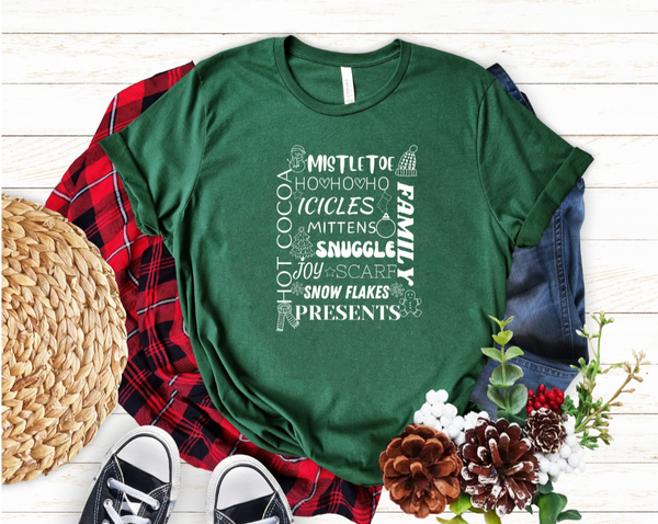 Everything you need during the Christmas holiday t-shirt, matching family shirts, Xmas party shirt