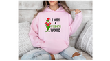 Grinch Christmas hoodie, Whoville t-shirt, Green Goblin sweater, Christmas gift idea, Grinchmas xmas hoodie, funny shirts, I wish a grinch