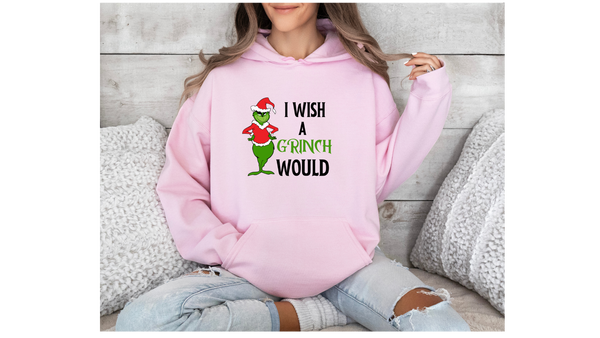 Grinch Christmas hoodie, Whoville t-shirt, Green Goblin sweater, Christmas gift idea, Grinchmas xmas hoodie, funny shirts, I wish a grinch