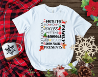 Christmas t-shirts, Christmas gift idea, family xmas tees, matching xmas shirts, unisex shirts, holiday tee