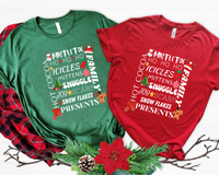 Christmas t-shirts, Christmas gift idea, family xmas tees, matching xmas shirts, unisex shirts, holiday tee