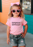 Toddler Expensive and difficult Tee, Mommy and me tshirts, Mini Mama, Mommy and me matching shirts