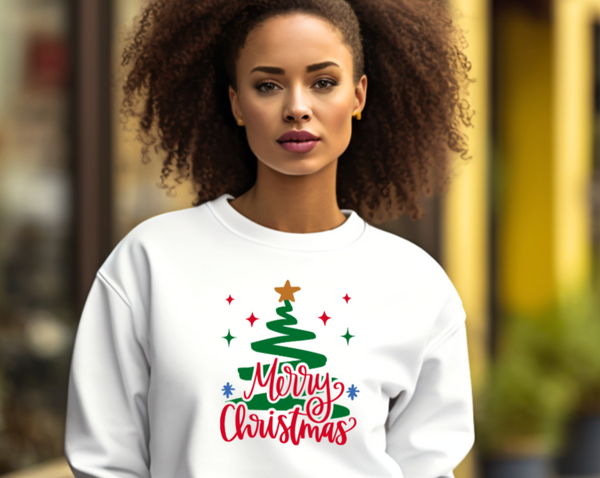 Christmas sweater, Christmas gift idea, family xmas tees, matching xmas shirts, holiday sweater,  xmas tree