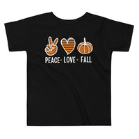 Peace Love Fall t-shirt, mommy and me matching shirts, mama + mini, gift idea for mom and son, shirts for daughter, family tshirts