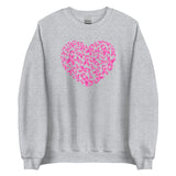 Breast Cancer Ribbon Heart Sweatshirt