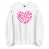 Breast Cancer Ribbon Heart Sweatshirt