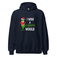 Grinch Christmas hoodie, Whoville t-shirt, Green Goblin sweater, Christmas gift idea, Grinchmas xmas hoodie, funny shirts, I wish a grinch