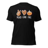 Peace Love Fall t-shirt, mommy and me matching shirts, mama + mini, gift idea for mom and son, shirts for daughter, family tshirts