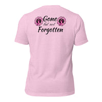 In memory of mom tshirt, breast cancer awareness, in memoriam, cancer sucks, cancer support tee, personalized shirts, in October wear pink