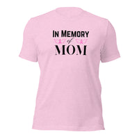 In memory of mom tshirt, breast cancer awareness, in memoriam, cancer sucks, cancer support tee, personalized shirts, in October wear pink