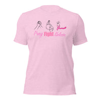 Pray Fight Believe Breast Cancer Awareness T-shirt