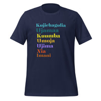 Kwanzaa t-shirt, gift idea for Kwanzaa, African attire shirt, black Christmas tee, 7 principles of kwanzaa, Afrocentric, ethnic history tee,