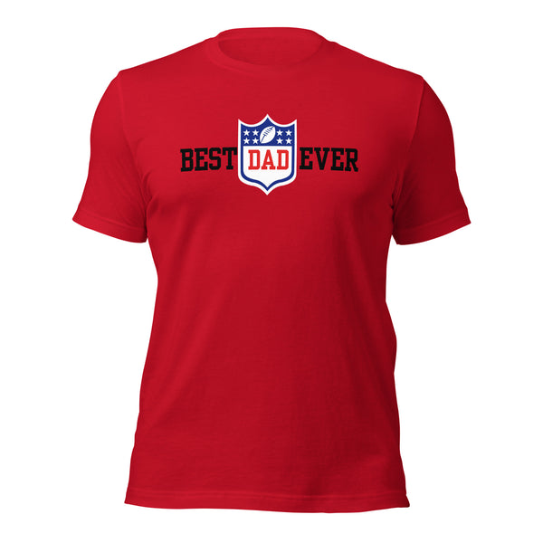 Father's Day tshirt, football team shirt, Gift idea for dad, Christmas gift, birthday gift tee, daddy shirt, husband gift, best dad ever