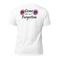 In memory of mom tshirt, breast cancer awareness, in memoriam, cancer sucks, cancer support tee, personalized shirts, in October wear pink