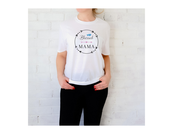 Blessed Mama tshirt. Mother's day gift.