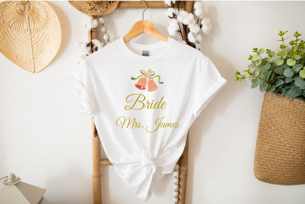 Bride Wedding bells tee