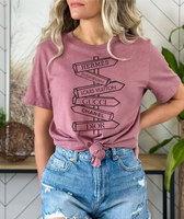 Designer Brand Street Sign t-shirt