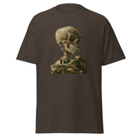 Vincent Van Gogh Skeleton Smoking Cigarette t-shirt