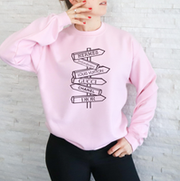 Designer Street Sign Sweatshirt