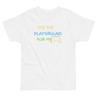 It's the playground swing set toddler