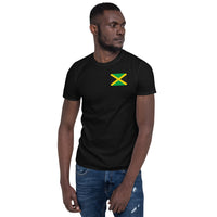 Jamiacan Flag Short-Sleeve Unisex T-Shirt