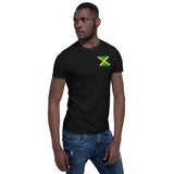 Jamiacan Flag Short-Sleeve Unisex T-Shirt