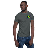 Jamiacan Flag Short-Sleeve Unisex T-Shirt