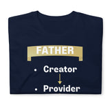 Father White print-Short-Sleeve Unisex T-Shirt