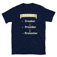 Father White print-Short-Sleeve Unisex T-Shirt