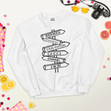 Designer Street Sign Sweatshirt