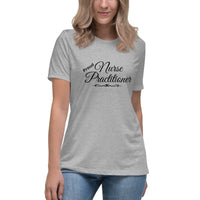 Proud NP - black script- Women's Relaxed T-Shirt