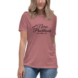 Proud NP - black script- Women's Relaxed T-Shirt